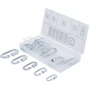 Set carlige lant, cu piulita, 20 buc, BGS 8078 - Img 1