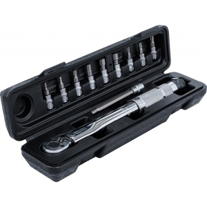 Set chei dinamometrice 6,3 mm (1/4"), 2 - 24 Nm, 11 piese, DIY 72118 - Img 2