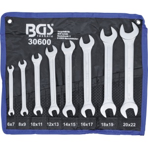 Set chei fixe 45099 mm, 8 piese, BGS 30600