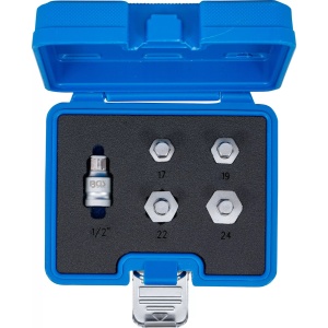 Set chei hexagon 17 - 19 - 22 - 24 mm pentru motociclete , BGS 5060 - Img 3