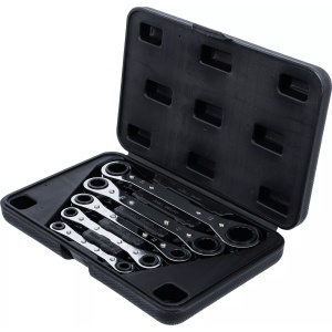 Set chei inelare drepte cu clichet 6 x 8 -19 x 22 mm, 5 piese, BGS DIY 1450 - Img 3