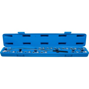 Set chei inelare tip rozeta, 45279 mm, E-uri E10-E18, 15 piese, BGS 1312 - Img 4