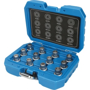 Set chei pentru antifurturi roti VW, 12 buc, Brilliant Tools BT691190 - Img 1
