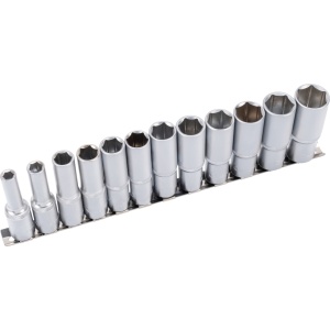 Set chei tubulare, 12 bucăți, 1/2", adâncime, 6 puncte 8-24 mm, Condor 22090 - Img 2