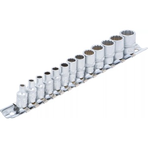 Set chei tubulare 4 - 14 mm in 12 colturi, antrenare 1/4", 13 piese, BGS 2269 - Img 2
