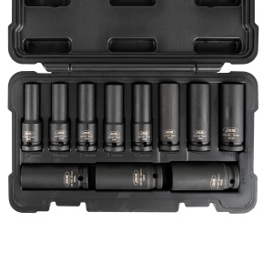 Set chei tubulare de impact cu 12 colturi, antrenare 1/2", 11 piese, JBM 53744 - Img 3