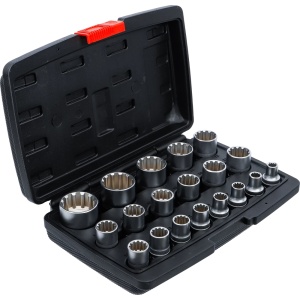 Set chei tubulare Gear Lock | 12,5 mm (1/2") | 19 piese, BGS 95101 - Img 2