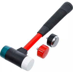 Set ciocan cu cap interschimbabil, Coadă fibră de sticlă, Ø 38 mm, BGS DIY 91864 - Img 6