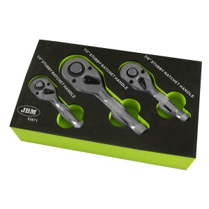 Set clicheti cu maner scurt, 3 piese, JBM 53671 - Img 2
