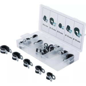 Set coliere izolate 6-16mm pentru pozat cobluri si conducte, 18-piese, BGS 14145