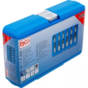 Set cu biti Imbus 5-22 mm, antrenare1/2", lungime 53 mm, 12piese, BGS 5052 - Img 6