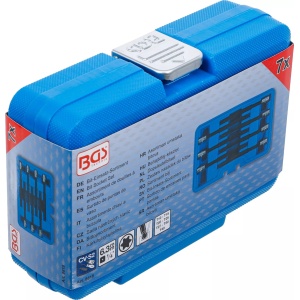 Set cu biti Torx T10-T40 cu cap sferic, lungime 130mm, antrenare cu tubulara 1/4", BGS 8618 - Img 6