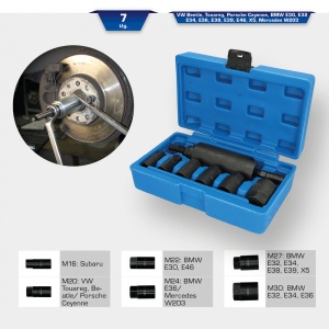 Set de extragere a arborelui cardanic, Brilliant Tools BT671050 - Img 3