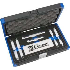 Set de instrumente pentru repararea loviturilor de grindina, lovituri usoare, 12 buc., Condor 4912 - Img 2