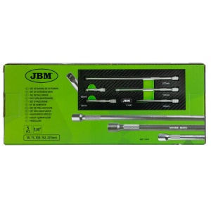 Set de prelungitoare de 1/4" cu cap normal, JBM 51447 - Img 4