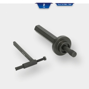 Set de scule pentru centrarea capacului carcasei sistemului de comanda si demontarea rotii pompei pentru Ford 1.8 TDDi / TDCi, Brilliant Tools BT551105 - Img 2