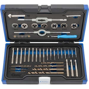 Set de tăiere filet, HSS-G M2 / HSS-E Cobalt 5%, 41 buc, M3-12, Condor 39660