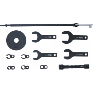 Set dispozitive de desfacere cu impact pentru ciocan pneumatic, 12 piese, B-74595 - Img 6