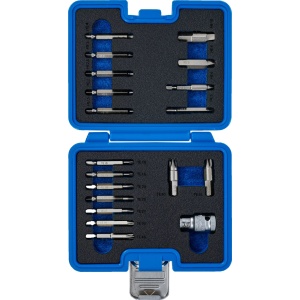 Set extractor șurub pentru hexagon intern 1,5 - 10 mm / T-Star (pentru Torx) T10 - T55 19 buc., B-9173-1 - Img 4