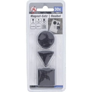 Set magneţi | flexibil | 30 piese, BGS DIY 79917 - Img 3