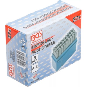 Set pansoane litera, 8 mm, BGS 2034 - Img 5
