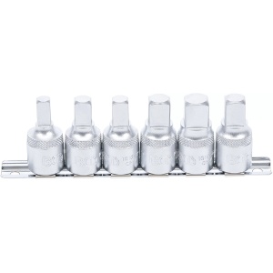 Set patrate de baie pentru busoane 8-14 mm, actionare 1/2'', 6 piese, BGS 1016 - Img 3