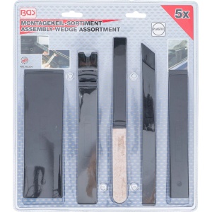 Set pene de tinichigerie pentru demontat accesorii, interioare, bandouri, culise de usi, 5 piese, BGS 63250 - Img 4