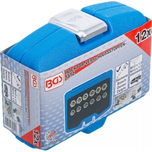 Set pentru etansarea injectoarelor inainte de testul de pierdere a presiunii | Siemens, Bosch, Denso, Delphi | 12 piese, BGS 9540 - Img 6