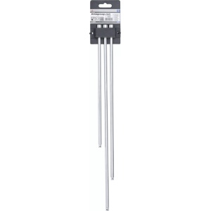 Set prelungitoare cu antrenare 6,3 mm (1/4"), lungime 300 / 380 / 450 mm, 3 piese, BGS DIY 92235 - Img 4