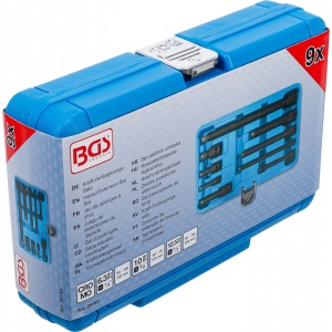 Set prelungitoare de forta 6,3 mm (1/4") 10 mm (3/8") 12,5 mm (1/2") 9 piese, BGS 25145 - Img 6