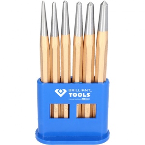 Set punctatoare, 3-8 mm, 6 piese, Brilliant Tools BT085080 - Img 1