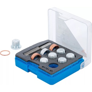 Set reparaţie pentru filet baie scurgere ulei, M17 x 1,5 mm, BGS 158 - Img 2