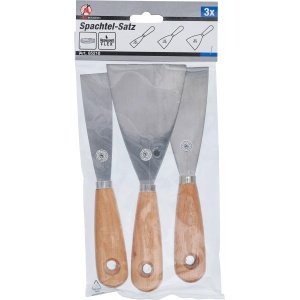 Set şpacluri | Mâner de lemn | 30 / 50 / 80 mm | 3 piese, BGS DIY 85218 - Img 3