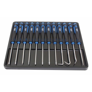 Set șurubelnițe și minicarlige lungi 12 buc, Satra S-90060 - Img 2