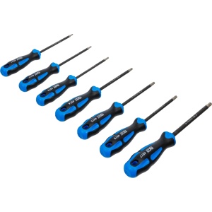 Set surubelnite Torx T10 -T40, cu varf cu particule de diamant, 7 piese, BGS 4970 - Img 3