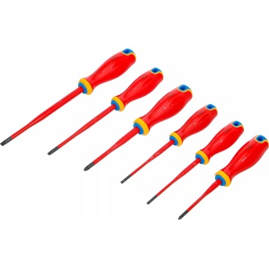Set surubelnițe VDE cu vârf extra subțire 6 buc., BGS 35850 - Img 2
