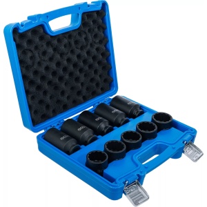 Set tubulare de impact in 12 colturi 32 - 36 mm, antrenare 1/2", 10 piese, B-5330 - Img 3