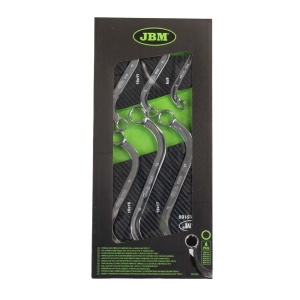 Seturi de 6 chei fixe de tip S, acoperire lucioasa tava din eva cu strat superior fibra de carbon, JBM 15160 - Img 4