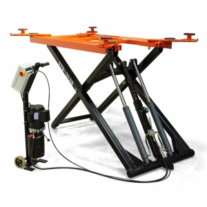 STD-3128 230V Elevator auto foarfeca mobil pentru tinichigerie, 2.8 tone - Img 1