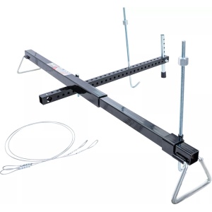 Suport traversa de motor reglabil 1000-1550 mm cu 3 puncte de sprijin, sarcina max. 315 Kg, BGS 8515 - Img 2