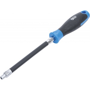 Şurubelniţa flexibila cu tubulara profil E6, lungimea tijei 150 mm, BGS 70022