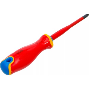 Surubelnită VDE cu vârf extra subtire cu fantă în cruce PH2, BGS 35860 - Img 3