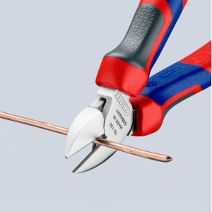 Taietor lateral (sfic), manşoane multicomponent, lungime 160 mm, Knipex 7005160 - Img 4