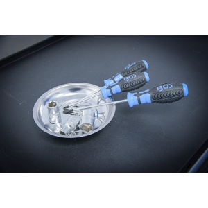 Tava de inox cu prindere magnetica, diam. 150mm, BGS 1150 - Img 3