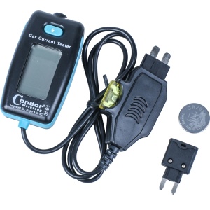 Tester digital de curent pentru contactul siguranțelor, pentru 12/24V, Condor 3591 - Img 3