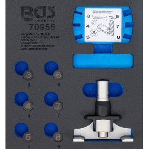 Tester tensiune curea dinţata / instrument de masurare, BGS 70956 - Img 1