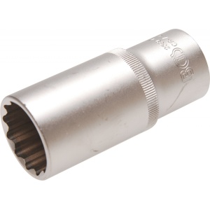 Tubulara adanca 27mm in 12 puncte speciala pentru injectoare, antrenare 1/2", BGS 2539