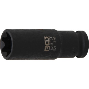Tubulara de impact Profil E24, antrenare 1/2", BGS 5204-24
