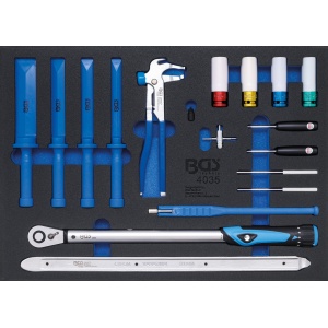 Unelte speciale pentru service pneuri, 18 piese, BGS 4035