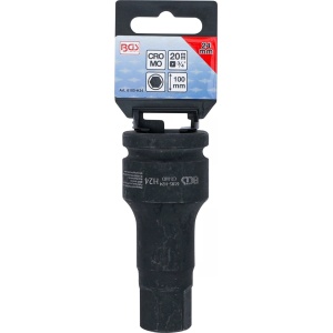 Bit de impact 24 mm, lungime 100 mm, antrenare 3/4", BGS 6185-H24 - Img 2